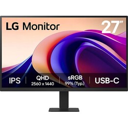 LG 27U631A-B Monitor 27", IPS Panel QHD 2560x1440 (16:9), 100Hz, 5ms, HDR10, USB Type-C, Black