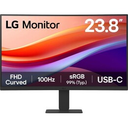 Monitor curvado LG 24U421A-B 23,8" VA FullHD 100Hz HDR10 5 ms (GtG mais rápido)