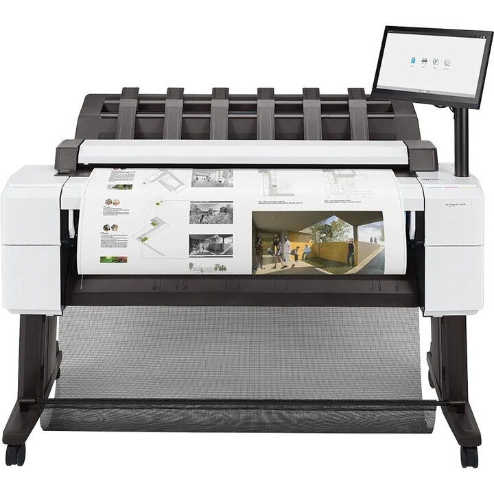 HP DesignJet T2600PS 36 Inch PostScript Multifunction Printer 914mm Width 2400x1200 dpi Thermal Inkjet 180 A1/hr 128GB RAM 500GB