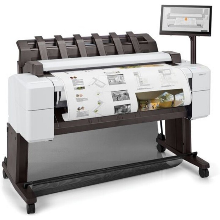 Impressora multifunções HP DesignJet T2600PS PostScript de 36 polegadas 914 mm de largura 2400x1200 dpi Jato de tinta térmico 18