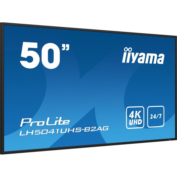 iiyama LH5041UHS-B2AG 50" LCD 500 cd/m² Tela de sinalização digital 4K UHD preta