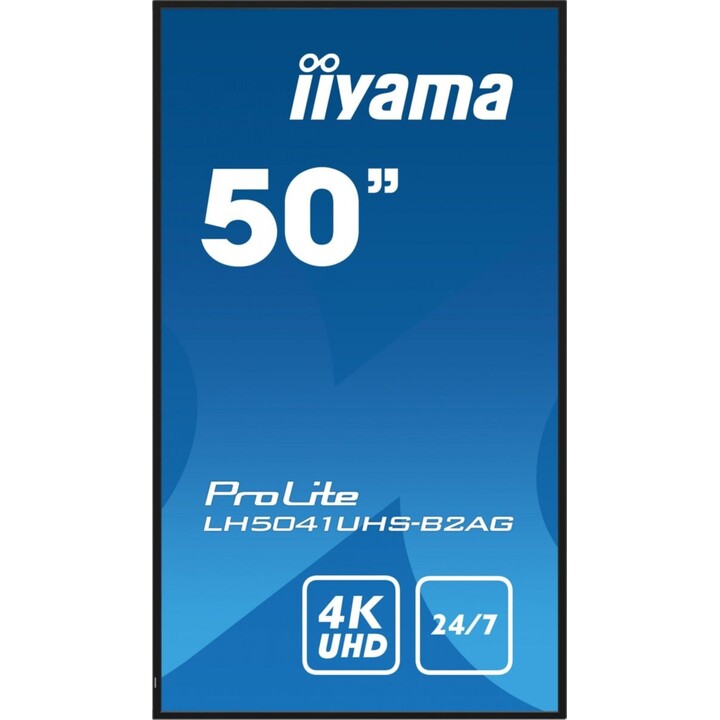 iiyama LH5041UHS-B2AG 50" LCD 500 cd/m² Tela de sinalização digital 4K UHD preta