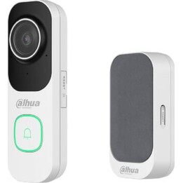 Dahua vdkp01-Wg, Campainha com vídeo porteiro WiFi 4m Branco db41aw + Campainha com vídeo porteiro WiFi Cinzento ds1ag