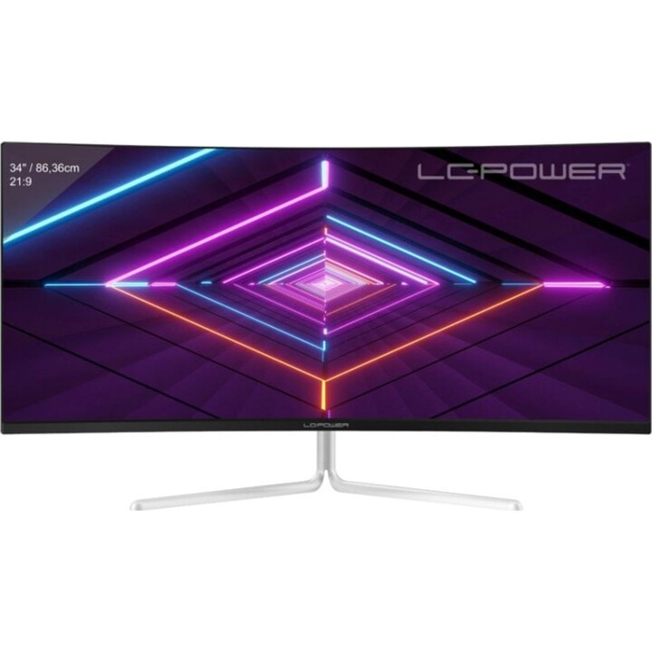 Gebogener Monitor LC-Power LC-M34-UWQHD-100-C-V3 34" LED VA UltraWide QHD 100Hz FreeSync