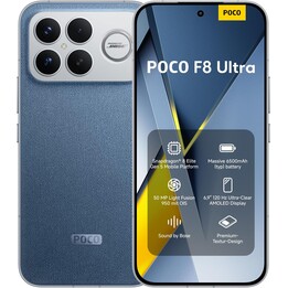 Xiaomi Poco F8 Ultra 5G, 16 GB 512 GB, 6,9 OLED LTPO, 6500 mAh, Blau