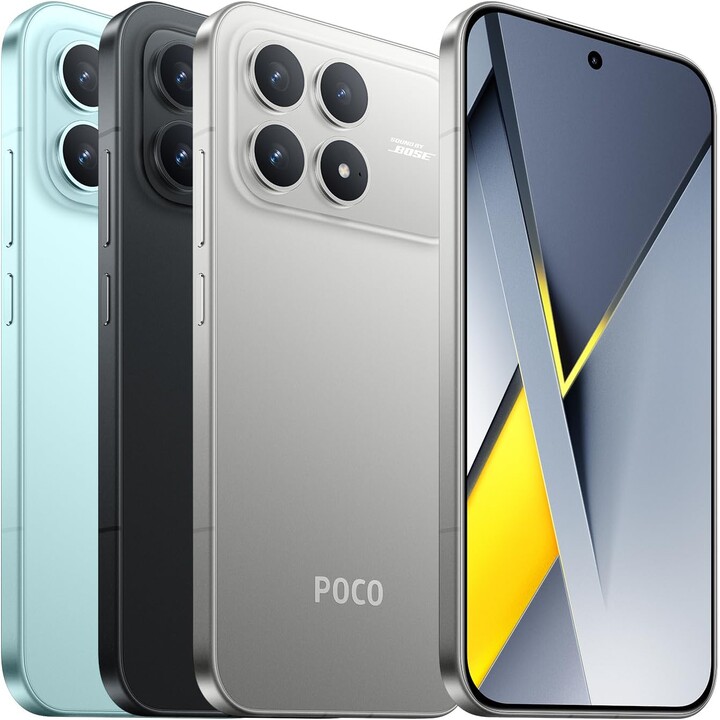 Xiaomi Poco F8 Pro 5G, 12 GB 256 GB, 6,59 OLED LTPO, 6210 mAh, Silber