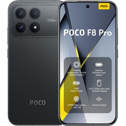 Xiaomi Poco F8 Pro 5G, 12 Go 512 Go, 6,59 OLED LTPO, 6210 mAh, noir