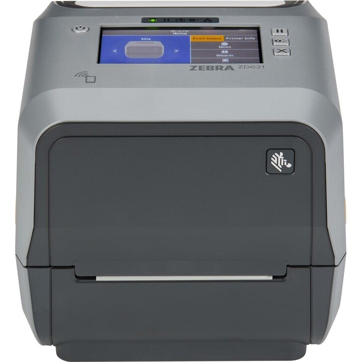 Zebra ZD621 ZD6A042-D4EF00EZ 4.09" 203 dpi Direct Thermal 8 ips Link-OS 4.3" Color Touchscreen USB Ethernet Serial Linerless Cut