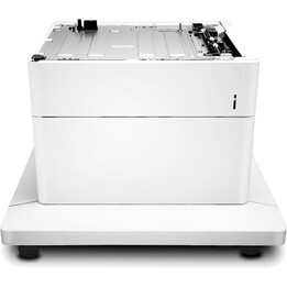 HP P1B10A 550-Sheet Paper Tray with Stand Color LaserJet Enterprise Series A6 White