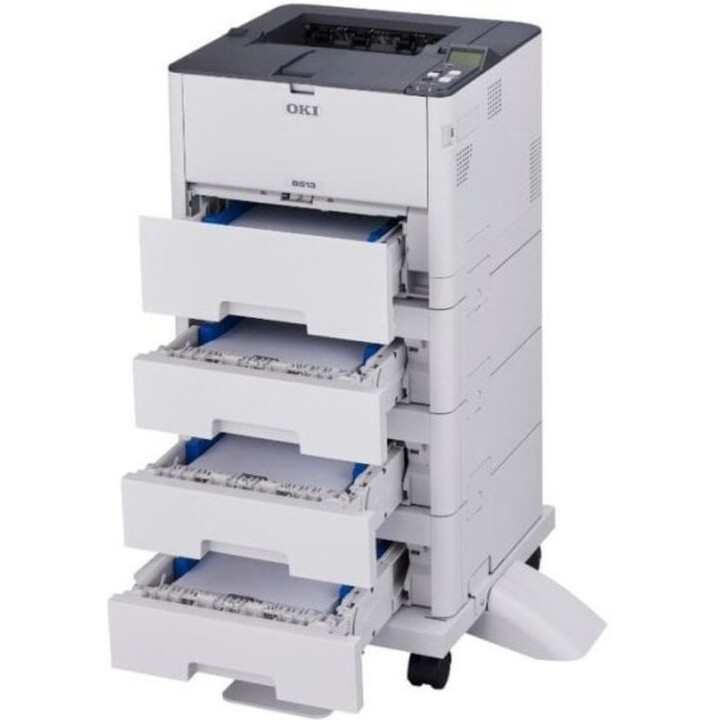 OKI B513dn A4 Mono Imprimante laser à LED 1200x1200 dpi 45 ppm Recto-verso Bac 630 feuilles USB Gigabit Ethernet 512 MB RAM Blan