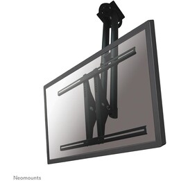 NewStar PLASMA-C100BLACK - Montaggio a soffitto per TV, nero