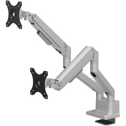 Neomounts DS70-250SL2 Support de support pour 2 moniteurs jusqu à 81cm 32" 9KG Argent