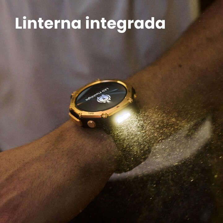 Amazfit T-Rex 3 Pro, Men's Sports Smartwatch, Sapphire AMOLED Display, Titanium Bezel, Dual Band GPS