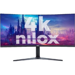 Nilox NXM344KD11 Monitor curvo 34" LED UWQHD 144Hz 1 ms, Nero
