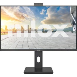 Nilox NXM27RWEB0265 Monitor 27" FHD 120Hz IPS USB-C con fotocamera Full HD, altoparlanti e microfono