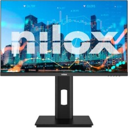 Nilox NXM27R2K1201 Monitor IPS 27" 2K 120Hz con altoparlanti, montaggio VESA, altezza regolabile, nero