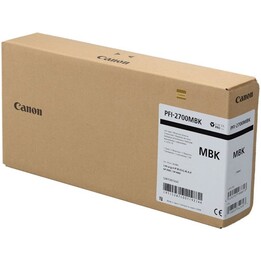 Canon 532-5287C001 PFI-2700 MBK Ink Noir Mat 700ml imagePROGRAF Series Pigment Ink Cartridge