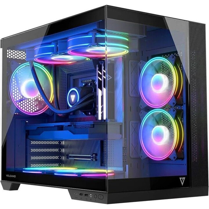 MODECOM Computer Case Volcano Panorama APEX ARGB 7F MIDI Nero