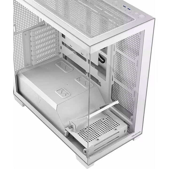 MODECOM Caja de ordenador VOLCANO STELLAR MIDI Blanco