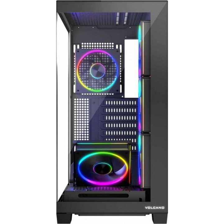MODECOM Caja de ordenador VOLCANO STELLAR ARGB MIDI 5F Negro