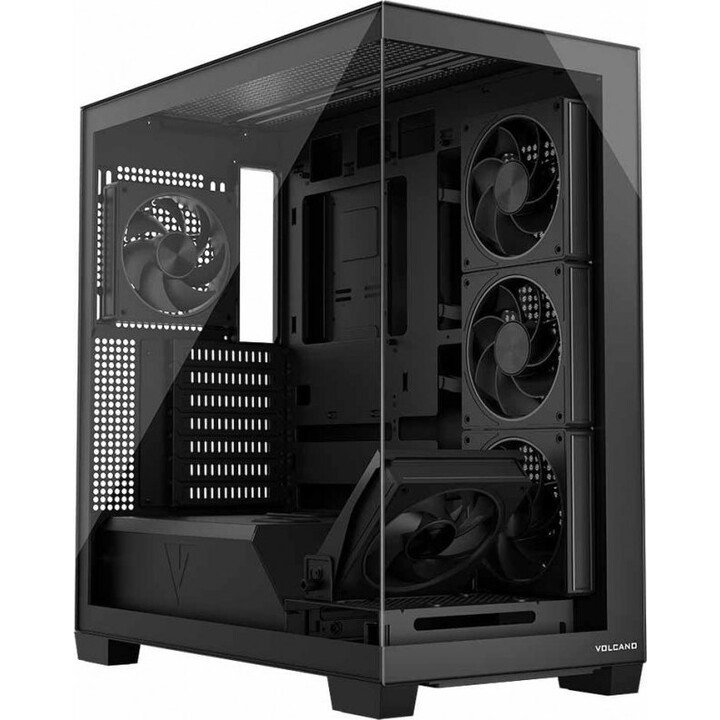 MODECOM Caja de ordenador VOLCANO STELLAR ARGB MIDI 5F Negro