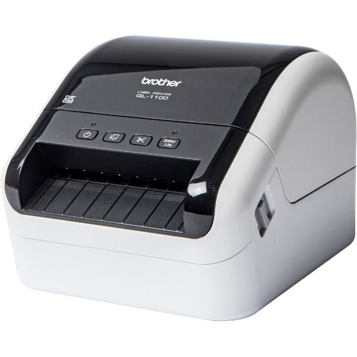 Brother QL-1100C Großformat-Etikettendrucker 4" 300 dpi Thermodirekt 110 mm/s USB Auto-Cutter