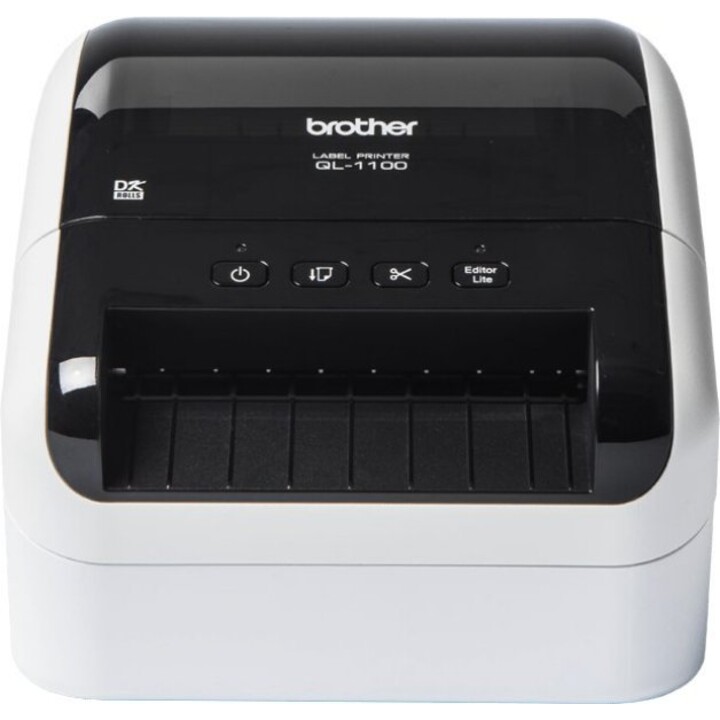 Brother QL-1100C Großformat-Etikettendrucker 4" 300 dpi Thermodirekt 110 mm/s USB Auto-Cutter