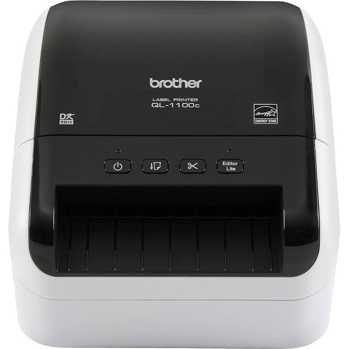 Brother QL-1100C Großformat-Etikettendrucker 4" 300 dpi Thermodirekt 110 mm/s USB Auto-Cutter