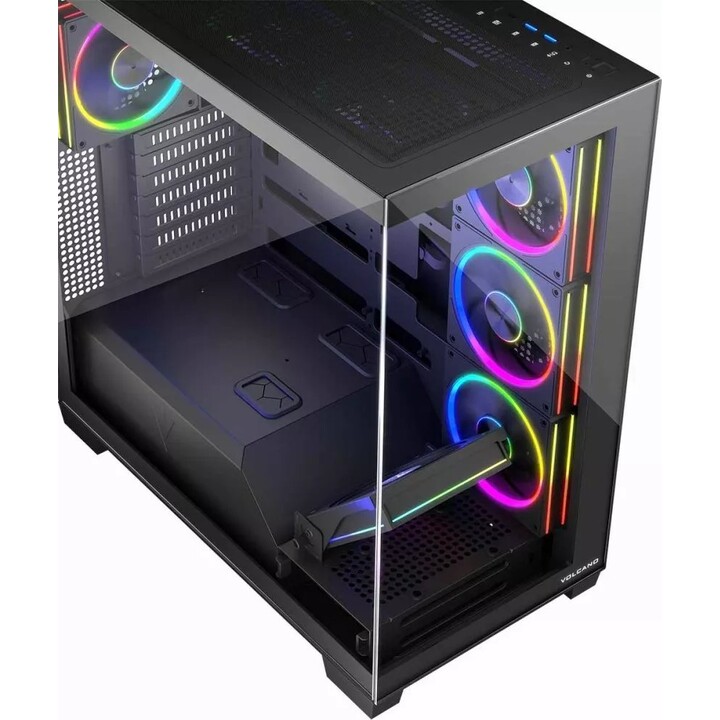 MODECOM Computer Case VOLCANO STELLAR ARGB MIDI 8F Nero