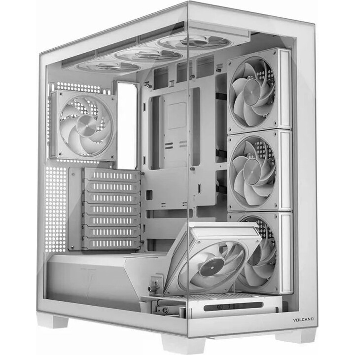 MODECOM Computer Case VOLCANO STELLAR ARGB MIDI 8F Bianco