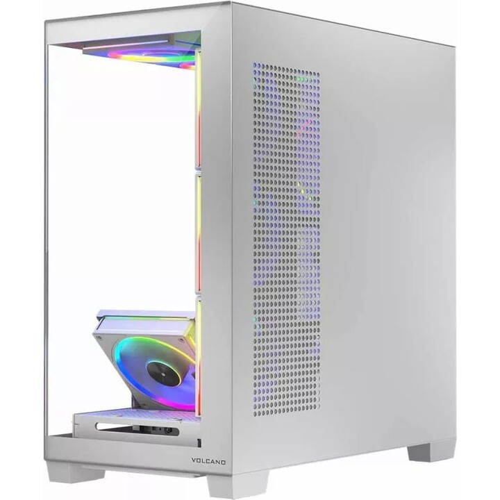MODECOM Computer Case VOLCANO STELLAR ARGB MIDI 8F White