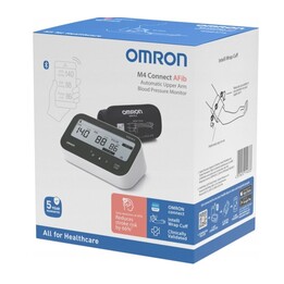 OMRON M4 Connect Afib Oberarm-Blutdruckmessgerät