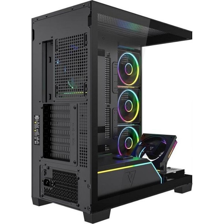 MODECOM Computer Case VOLCANO STELLAR PLUS ARGB MIDI 5F Noir