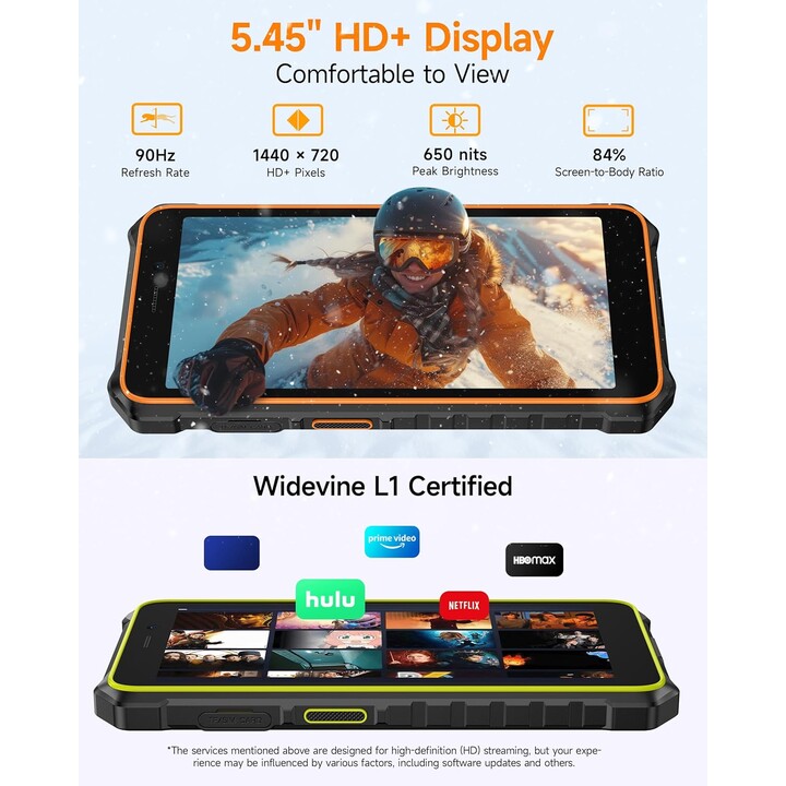 Ulefone RugKing 2 Pro, 4 GB 128 GB, 5,45 IPS, 4550 mAh, Orange