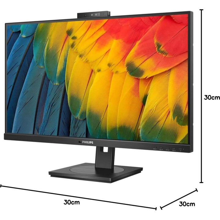 Philips 24B1U5301H - 24" FHD Monitor, 75Hz, IPS, 4 ms GtG, Adjustable Height, Speakers