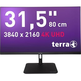 Terra 3295W PV 32-inch 4K LED LCD Monitor, USB-C/DP/HDMI, Ultra HD, 3840 x 2160, 60 Hz, Height Adjustable, VESA, Flicker-Free, L