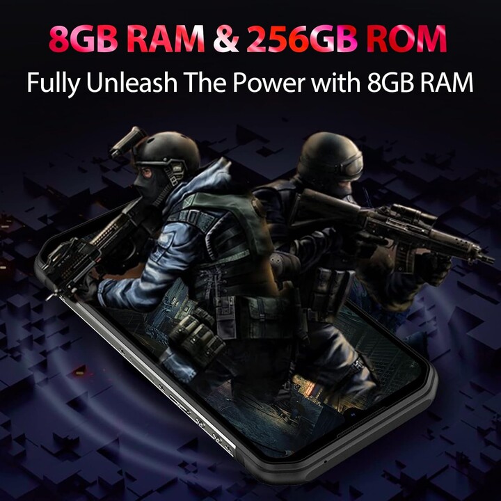 Ulefone Armor 11T 5G, 8GB 256GB, 6.1 LCD HD+, 5200mAh, Dual Sim, Black