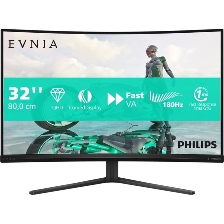 Monitor curvo Philips Evnia 3000 32M2C3500L/00 31,5" LED VA veloce QHD 180Hz