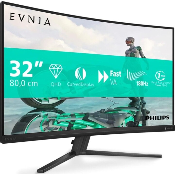Monitor curvo Philips Evnia 3000 32M2C3500L/00 31,5" LED VA veloce QHD 180Hz