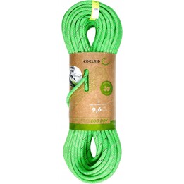 Corde tommy caldwell eco dry dt 9.6mm 70m-neon green EDELRID