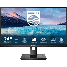 Monitor Philips 243S1 24" FHD, 100 Hz, IPS, 4 ms GtG, altura ajustável
