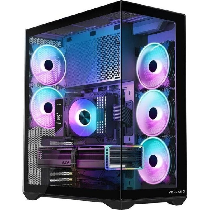 MODECOM Volcano SPACE XL ARGB FULL TOWER 5F Computer Case Black