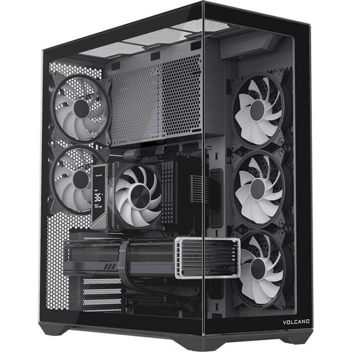MODECOM Volcano SPACE XL ARGB FULL TOWER 5F Computer Case Black
