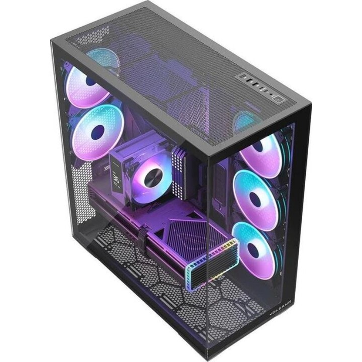 MODECOM Volcano SPACE XL ARGB FULL TOWER 5F Computer Case Black