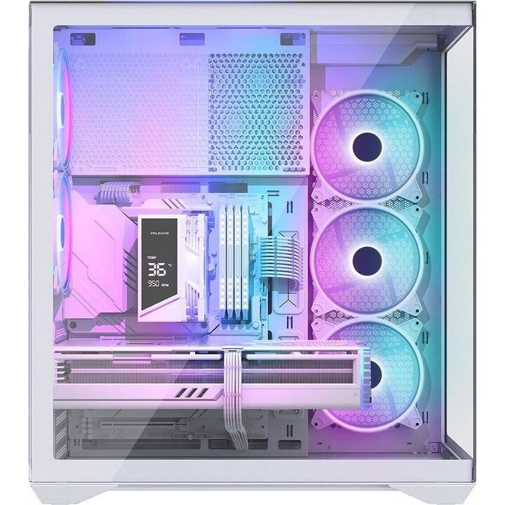 MODECOM Volcano SPACE XL ARGB FULL TOWER 5F Computer Case White