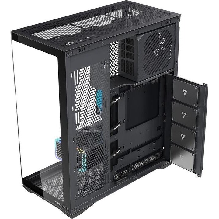 MODECOM Volcano SPACE XL FULL TOWER NF Computer Case Black