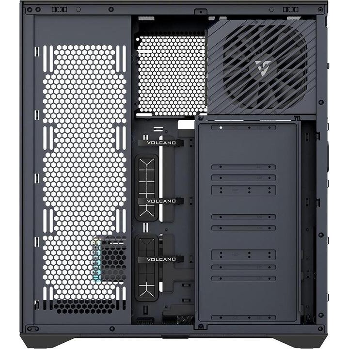 Gabinete para computador MODECOM Volcano SPACE XL FULL TOWER NF, preto