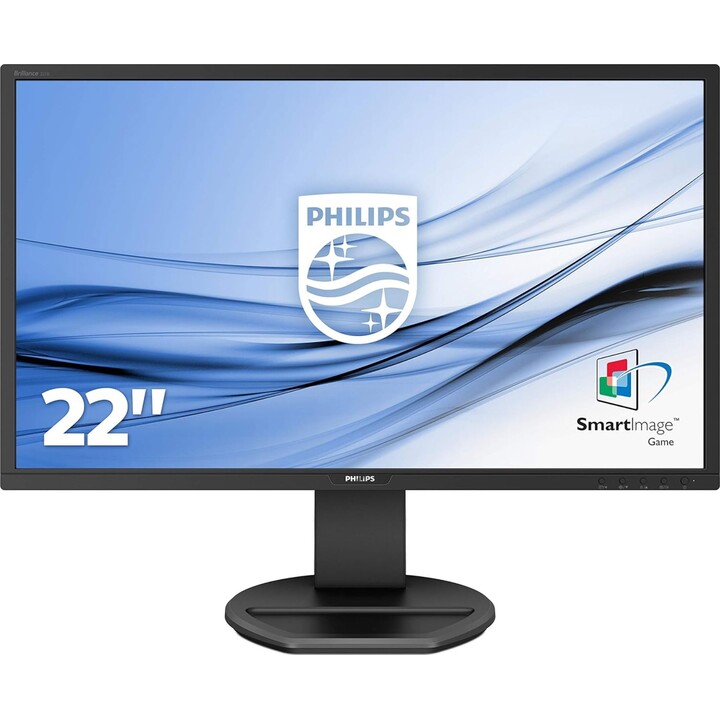 Philips 221B8LJEB Monitor 22" FHD, 60Hz, TN, 1 ms GtG, Sincronizzazione adattiva, Altezza regolabile