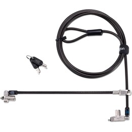Kensington Slim N17 2.0 Keyed Cable Lock for Dell Laptops with Dual Head and Wedge Slots, 1.8 m, K60508WW