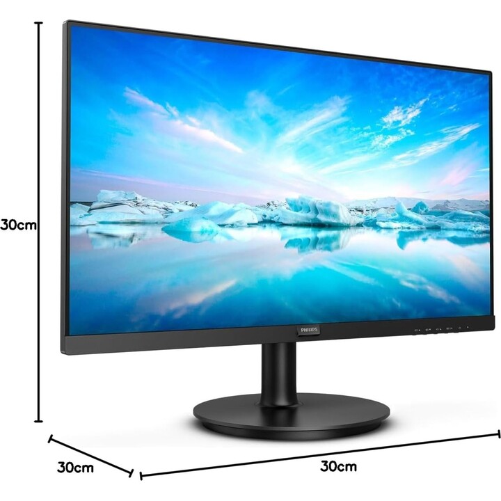 Philips 222V8LA Monitor 22" FHD, 75Hz, VA, 4 ms GtG, Adaptive Sync., Altavoces